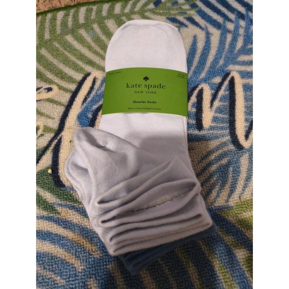 NWT Kate Spade New York Quarter Socks 💚